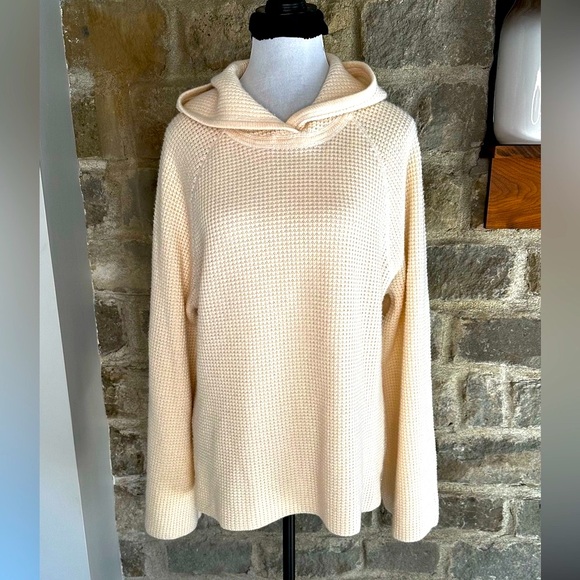 100% cashmere Elizabeth and James sweater, “Tristan”, cream, size M - Picture 1 of 4